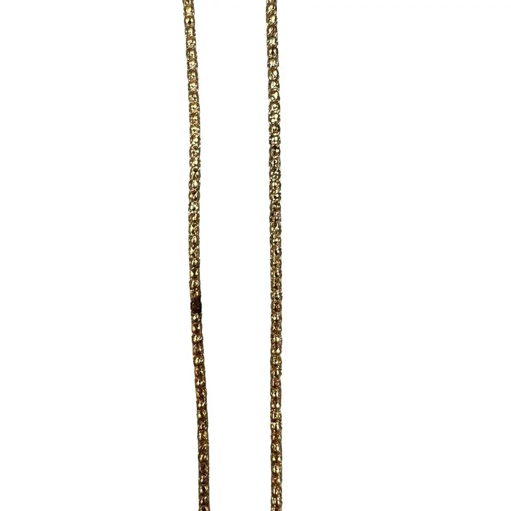 Andrew Christian Skull Necklace Gold — One Size